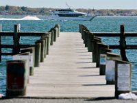 1008280152 ma nb NantucketFerry  The Seastreak Whaling City Express ferry service from New Bedford to Nantucket sails past a dock in the south end of New Bedford on its first voyage.   PETER PEREIRA/THE STANDARD-TIMES/SCMG : ferry, waterfront, voyage, trip, harbor